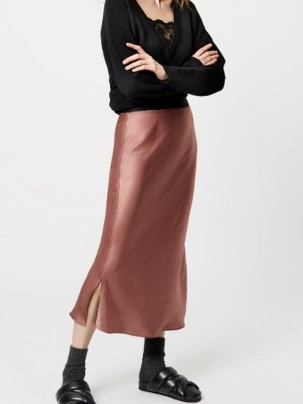 Smythe Satin Skirt